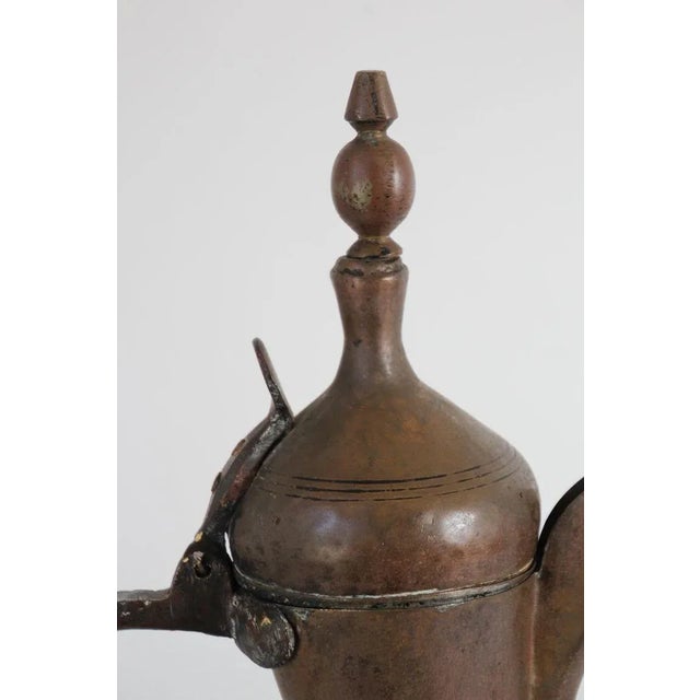 Middle Eastern Antique Dallah Arabic Coffee Pot For Sale - Image 10 of 12