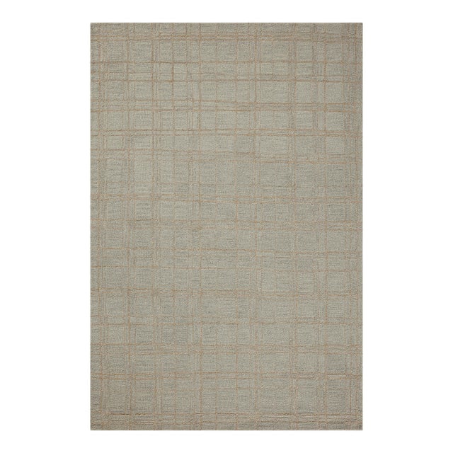 Chris Loves Julia x Loloi Polly Fog / Wheat 2'-6" x 7'-6" Runner Rug For Sale