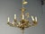Early 20th Century Rococo Style, Leaf and Vine Chandelier, Dore Bronze, Italy, 1920s For Sale - Image 5 of 13