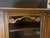 Antique Queen Anne Style Walnut Display Cabinet Bookcase Curio, C. 1920s For Sale - Image 10 of 13