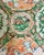 Green Large 19th Century Rose Medallion Rimmed Bowl For Sale - Image 8 of 11