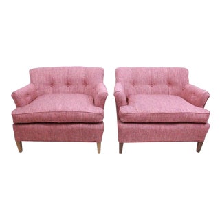 Vintage Pair of Upholstered Chairs For Sale