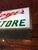 Mid 20th Century Large Vintage "George's Music Store" Commercial Hanging Sign For Sale - Image 5 of 12