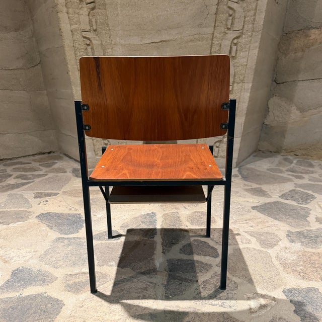 Model 4033 Minimalist Stacking Industrial School Chairs Branko Uršič Stol Kamnik For Sale - Image 13 of 16