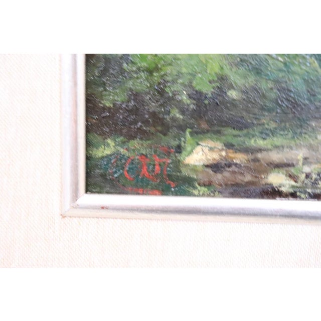 Countryside Landscapes, Oil Paintings on Board, Early 20th Century, Framed, Set of 2 For Sale - Image 13 of 17
