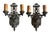 These are just great sconces. The deco detail is highlighted in these great castings. 2 pairs are available.
