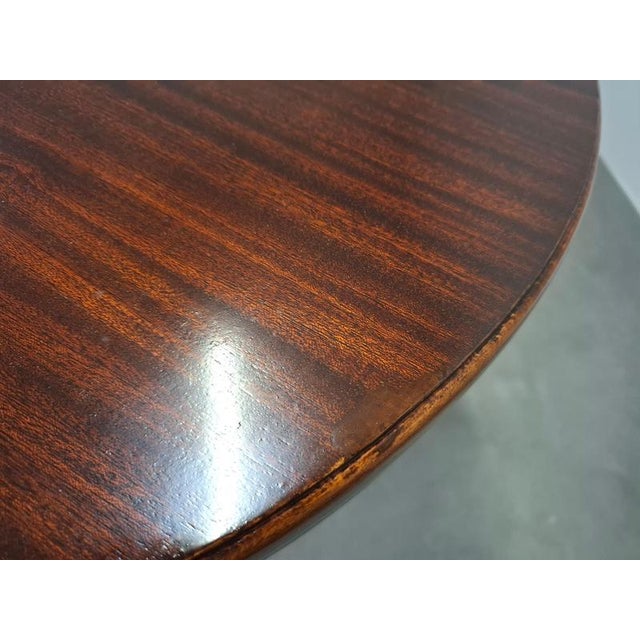 Art Deco Round Table in Wood and Veneer, Czechoslovakia, 1930s For Sale - Image 13 of 18