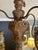 Italian Wood & Metal Vintage Chandelier For Sale - Image 4 of 8