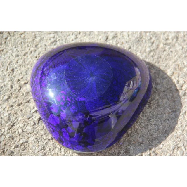 Blue Murano Glass Bowl from Avem, 1950s For Sale - Image 8 of 12