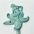 1970s Vintage Nautical Coastal Cast Iron Verdigris Mermaid Wall Hook. For Sale - Image 10 of 10