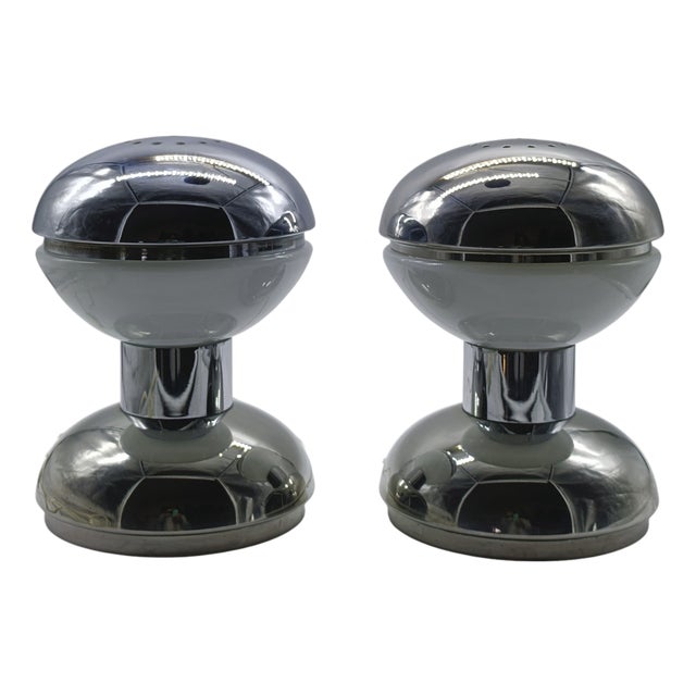 Space Age Table Lamps by Goffredo Reggiani, Italy, 1970s, Set of 2 For Sale