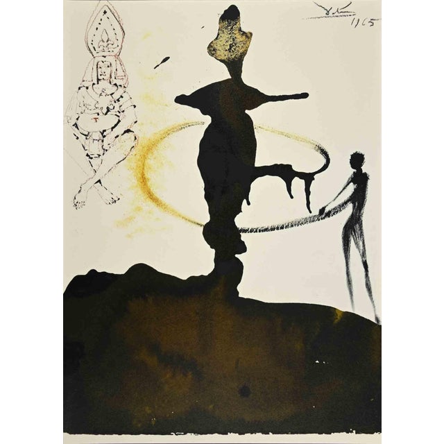 Salvador Dali, Filiae Herodiadis Saltatio, Lithograph, 1964 For Sale - Image 4 of 4