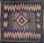 Antique Persian Qashqai Tribal Sofreh Kilim Rug, Handwoven Wool, Geometric Pattern, Brown, 4x4 For Sale - Image 10 of 13