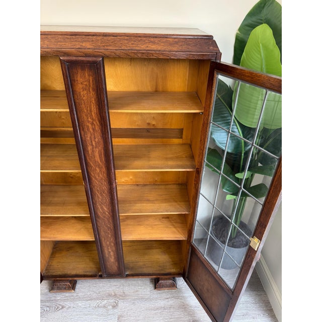 Vintage Wooden Display Cabinet For Sale - Image 5 of 13