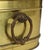 Large Vintage Oval Brass Planter For Sale - Image 3 of 16