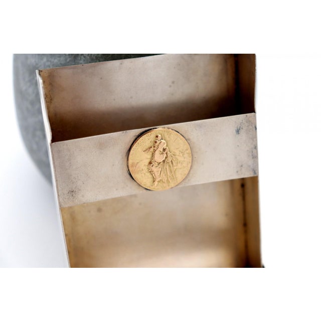 Silver Cigarette Box with Reliefs For Sale - Image 5 of 7