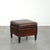 Dark Sheepskin Ottoman with Black Piping For Sale - Image 10 of 10