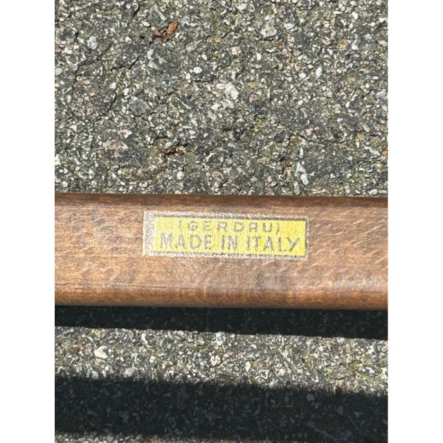 1970s 1970s Pair of Gio Ponti for Gerdau Ladder Back Chairs For Sale - Image 5 of 6