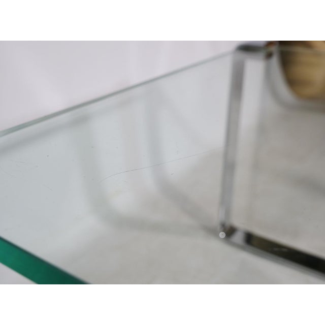 Vintage Glass and Chrome Model 1022 Coffee Table from Draenert, 1990s For Sale - Image 4 of 8