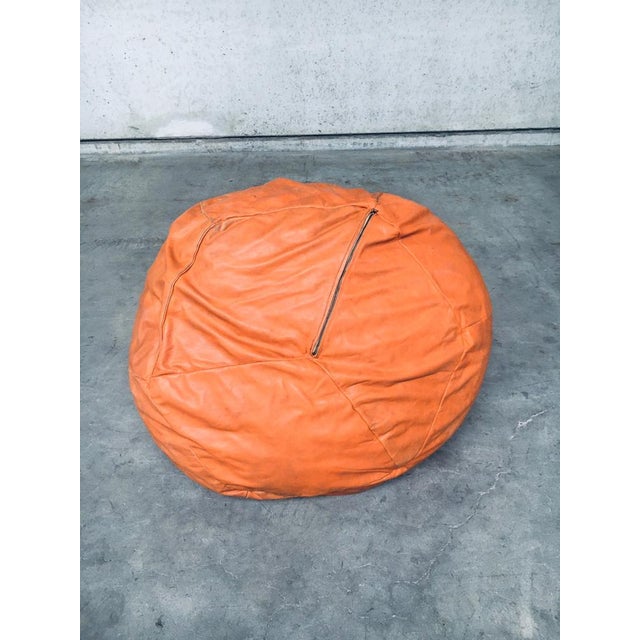 Vintage Leather Patchwork Bean Bag, Italy, 1970s For Sale - Image 15 of 15