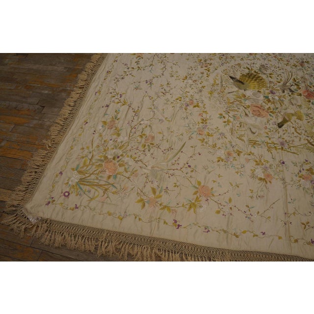 Late 19th Century Chinese Silk Embroidery ( 6'2'' x 9'8''- 188 x 295 )