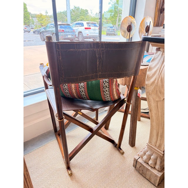 Vintage Safari Style Chairs For Sale - Image 4 of 6