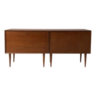 Vintage Teak Sideboards, 1970s, Set of 2 For Sale