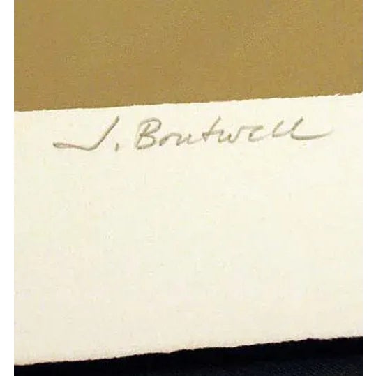 Impressionist 1980s Boutwell Hand Signed & Numbered Untitled Art Print Serigraph For Sale - Image 3 of 3