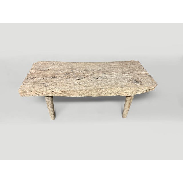 Contemporary Andrianna Shamaris St. Barts Teak Wood Coffee Table or Bench For Sale - Image 3 of 18