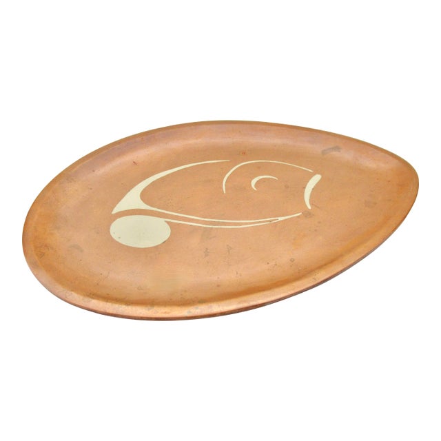 MCM Mexican Los Castillos Fish Tray For Sale