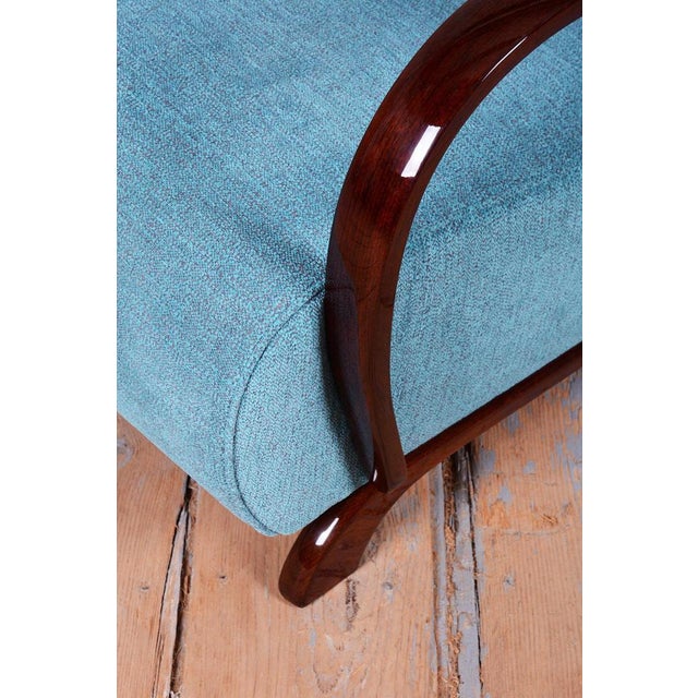 Art Deco Walnut Armchair by J. Halabala for Up Zavody, Czech, 1930s For Sale - Image 10 of 18