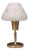 1950s Mid-Century Modern Ibe-Konst Ystad, Table Lamp, Brass, Opaque Glass For Sale