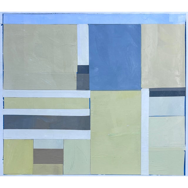 Discover the allure of contemporary art with this stunning 20x18" original collage painting, expertly crafted to bring...