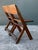 Vintage French Folding Chairs - A Pair For Sale - Image 11 of 12