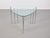 Metal Triangular Nesting Tables in Glass and Metal, 1970s, Set of 3 For Sale - Image 7 of 13