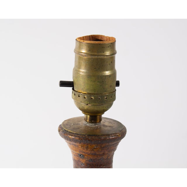 Tue Poulsen Tue Poulsen Danish Stoneware Ceramic Table Lamp For Sale - Image 4 of 8