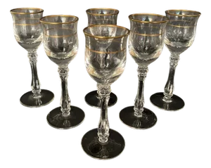 Vintage German Crystal Shot Glasses by Gallo, 1970, Set of 6