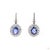 This pair of estate earrings from our contemporary estate collection centers on a 4.47-carat diamond in a round brilliant...
