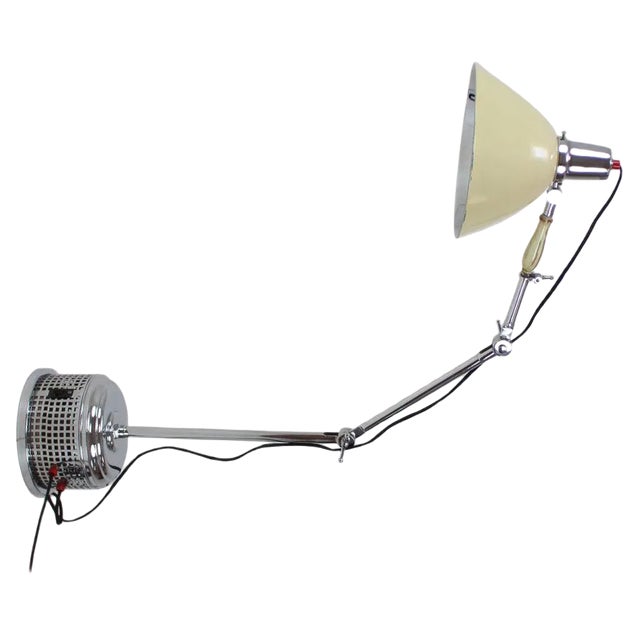 Art-Deco Adjustable Floor or Table Lamp For Sale