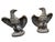 2000 - 2009 Pair of Mid-Century Hollywood Regency Cast Stone Eagle Statues For Sale - Image 5 of 12