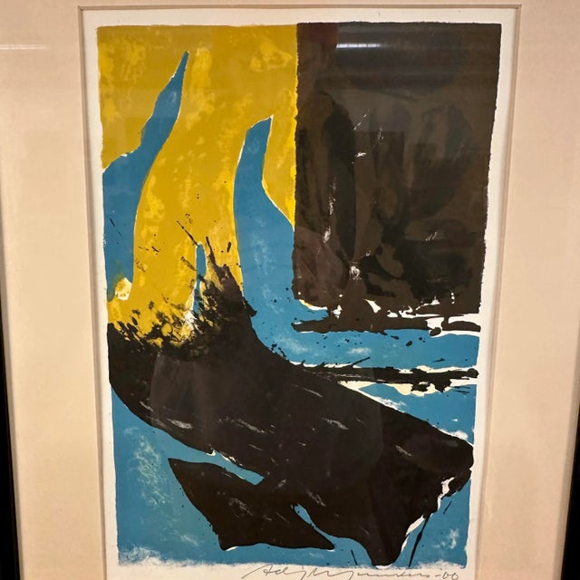 Abstract Adja Yunkers “Summer in Venice I” Lithograph For Sale - Image 3 of 12