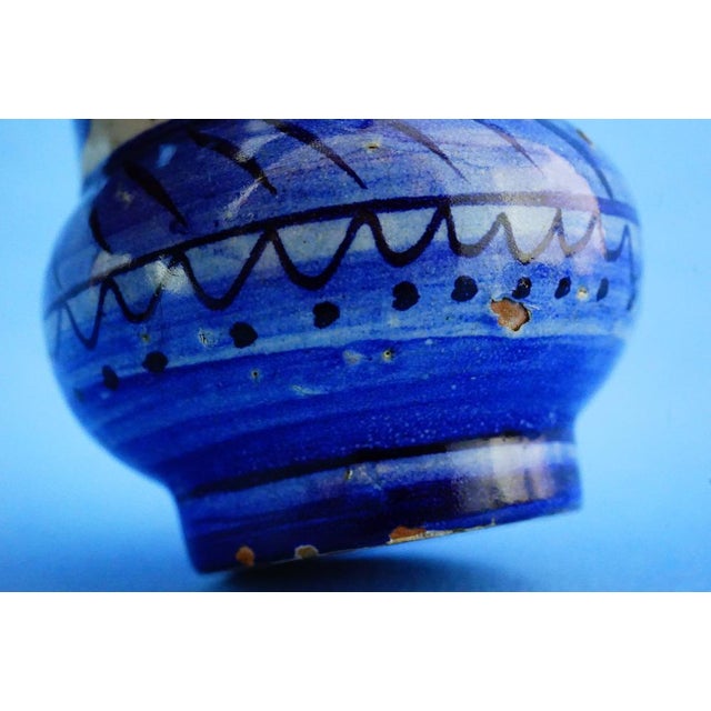 17th Century Albarello Pharmacy Jar in Ligurian Ceramic, Italy For Sale - Image 18 of 18