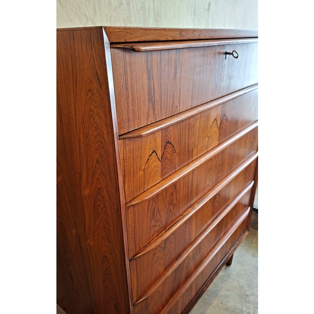 Danish Chest of Drawers in Rosewood from Tylvad Hansen Møbelfabrik, 1960s For Sale - Image 4 of 12