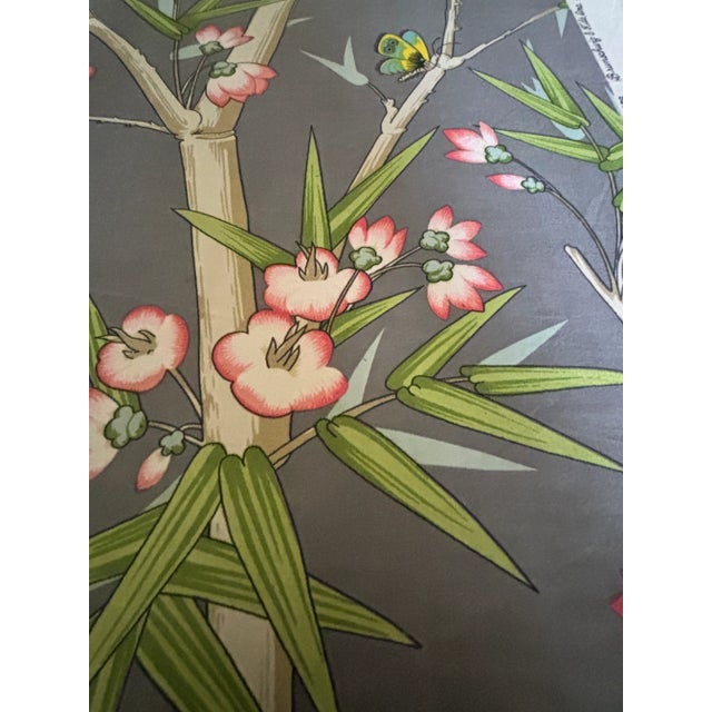 Brunschwig & Fils 16 Yards of Floral Fabric by Brunschwig & Fils From 1976. For Sale - Image 4 of 8
