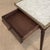 Mid-Century Louis XVI Style Mahogany Coffee Table With Carrara Marble For Sale - Image 14 of 18