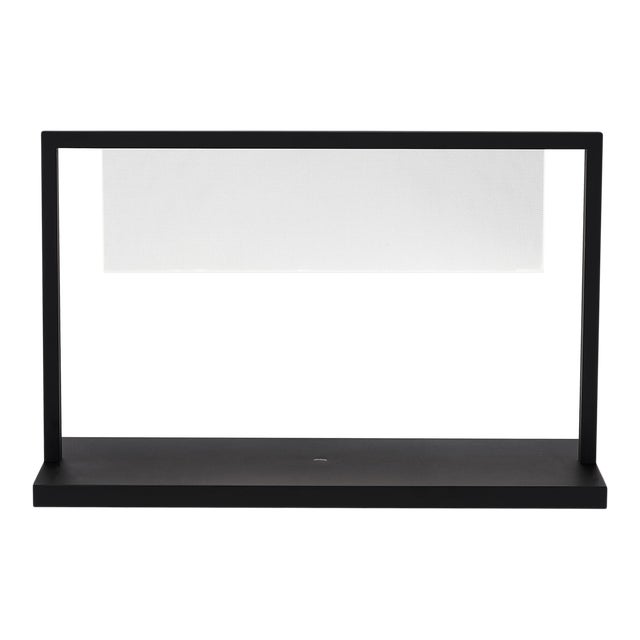 Visual Comfort Modern Everett Table Lamp LED Nightshade Black For Sale