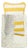 Outdoor Micro The Gift Cushion Striped in Yellow and White by Lorenza Briola for Lo Decor For Sale