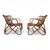 Vintage French Rattan Bamboo Lounge Chairs, 1960, Set of 2 For Sale - Image 9 of 18