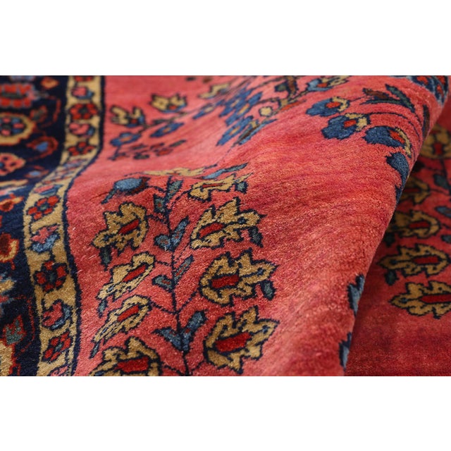 Antique Persian Sarouk Rug, 03'04 X 04'11 For Sale In Dallas - Image 6 of 10