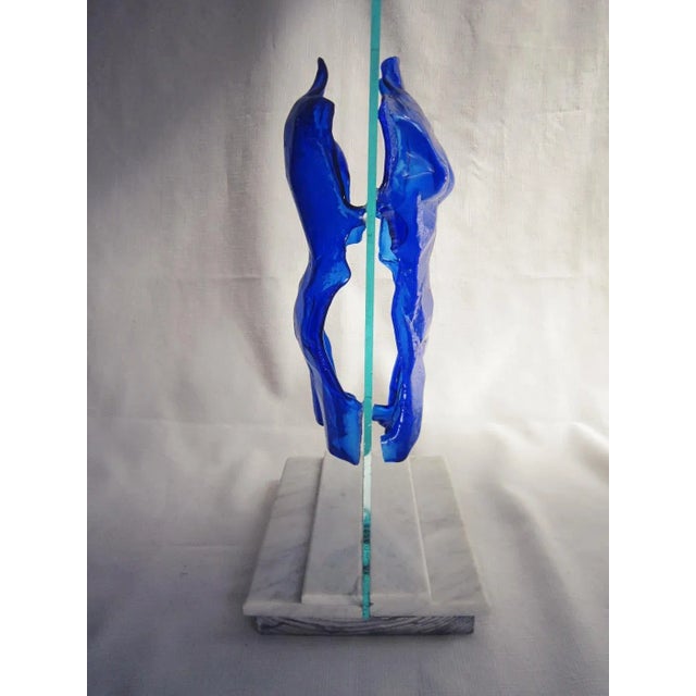 Glass Cast Glass Sculpture For Sale - Image 7 of 8